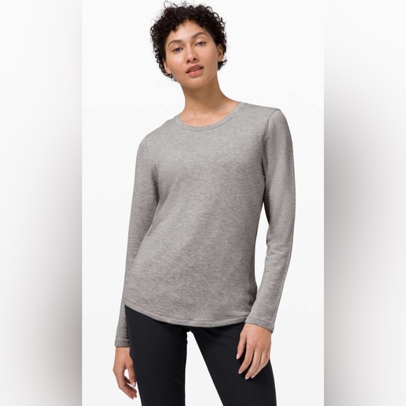 lululemon athletica Tops - Lululemon Womens Heather Grey Ever Ready Long Sleeve Shirt
